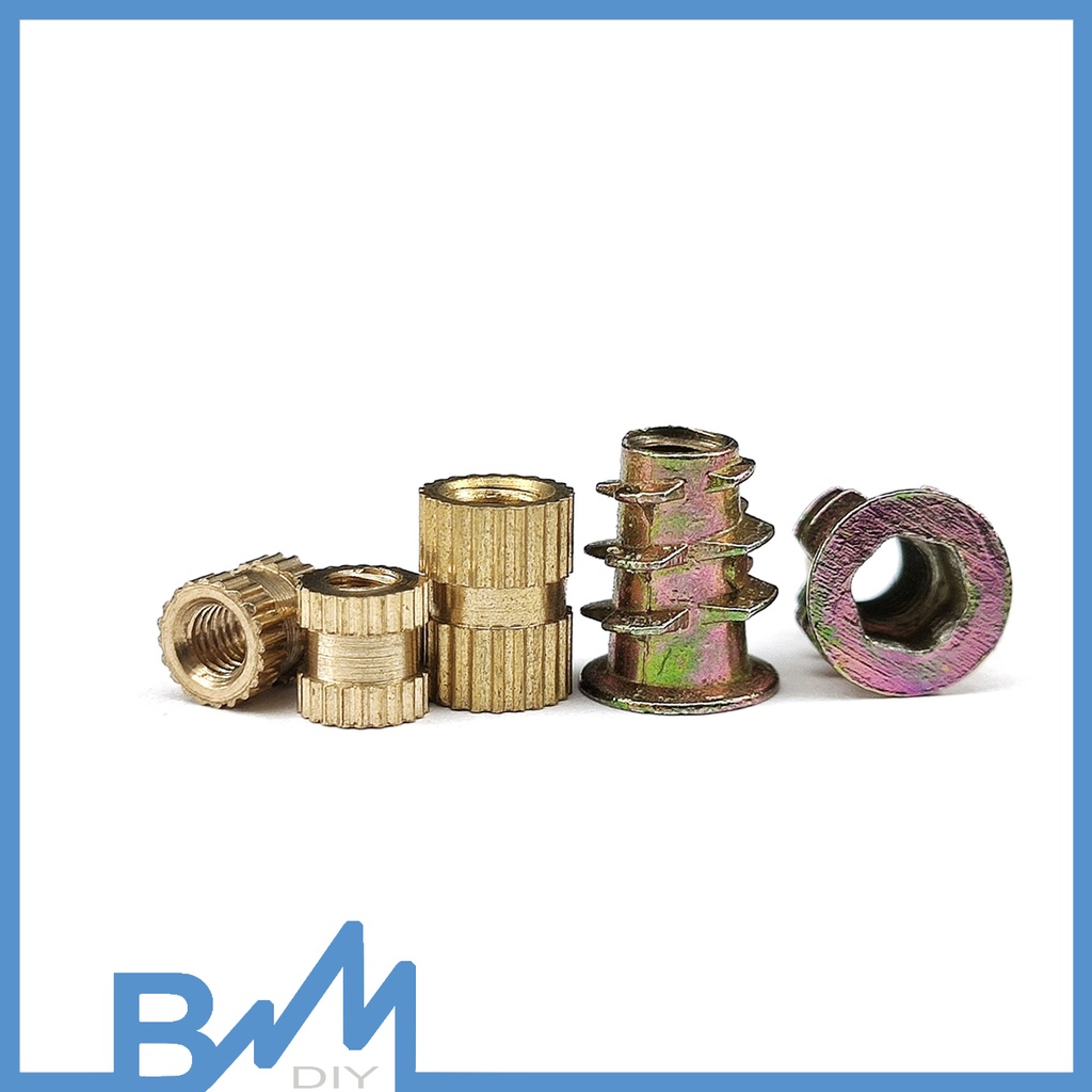Ốc cấy - tán cấy - sò cấy gỗ nhựa M3 M4