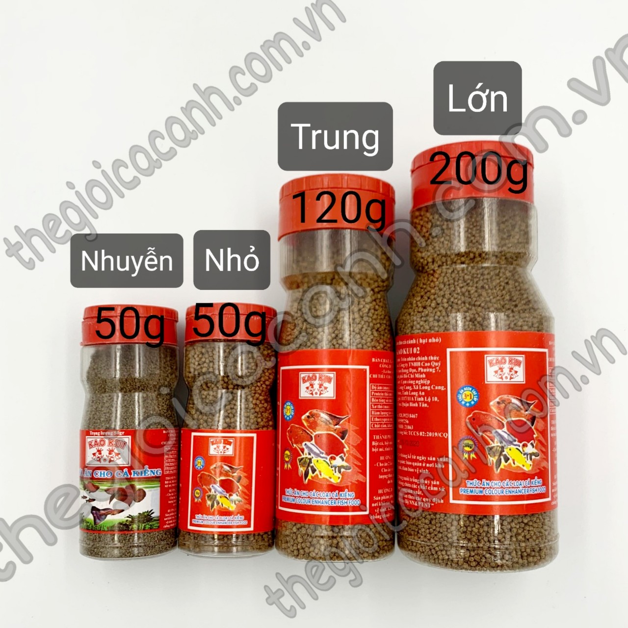 THỨC ĂN CHO CÁ CẢNH KAOKUI 50gr 100gr 200gr 500gr