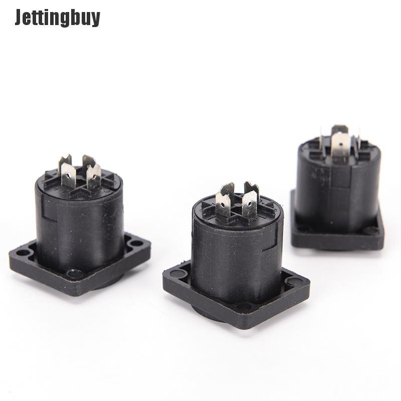 Jettingbuy 10x Speakon 4 Pin Female jack Compatible Audio Cable Panel Socket Connector Hot Sale