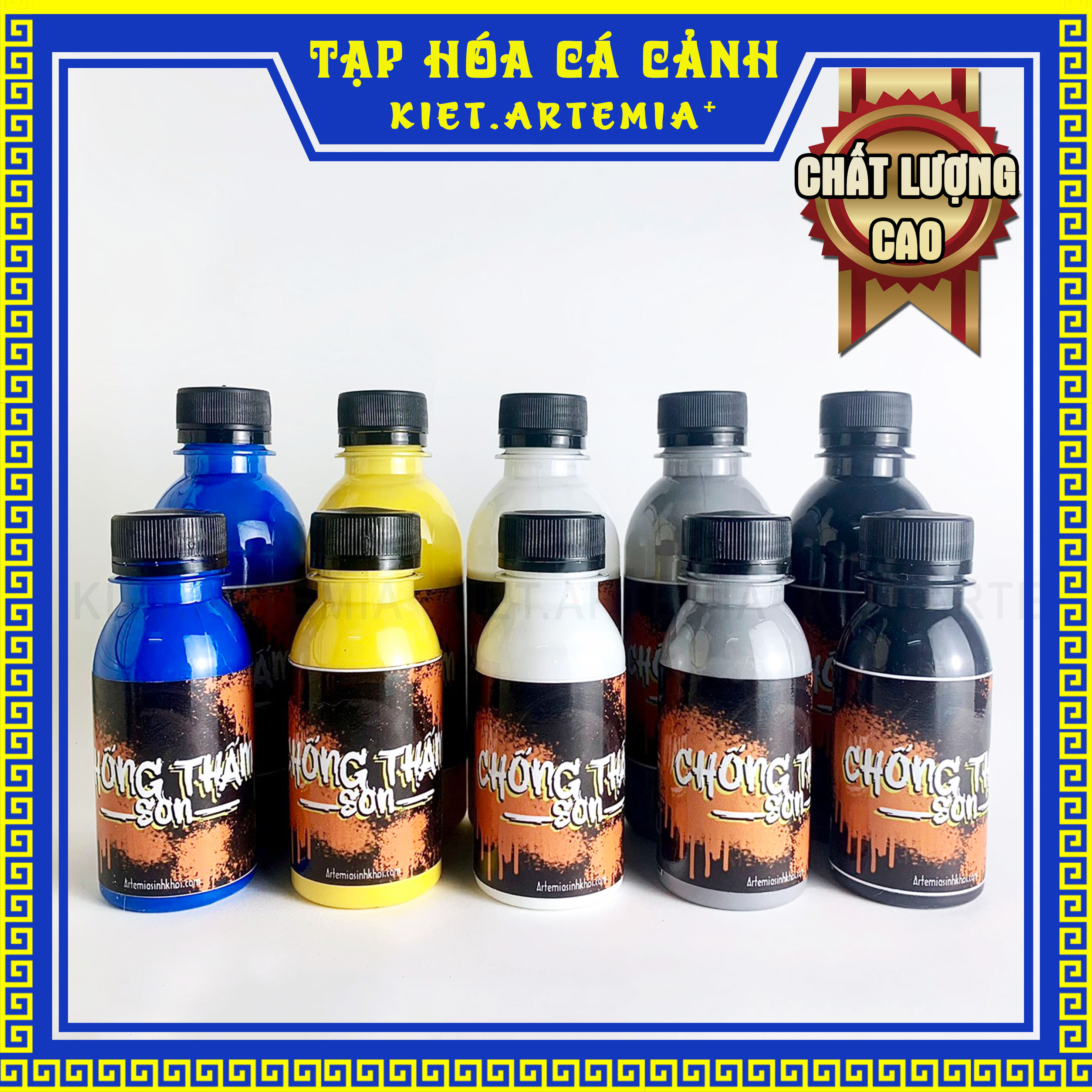 Sơn chống thấm thùng xốp nuôi cá