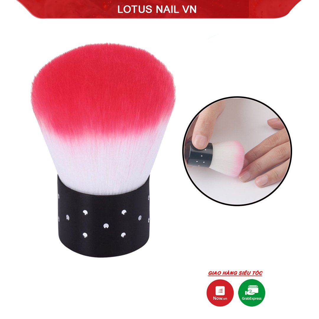 Chổi phủi bụi nail, cọ phủi bụi lông mềm mượt