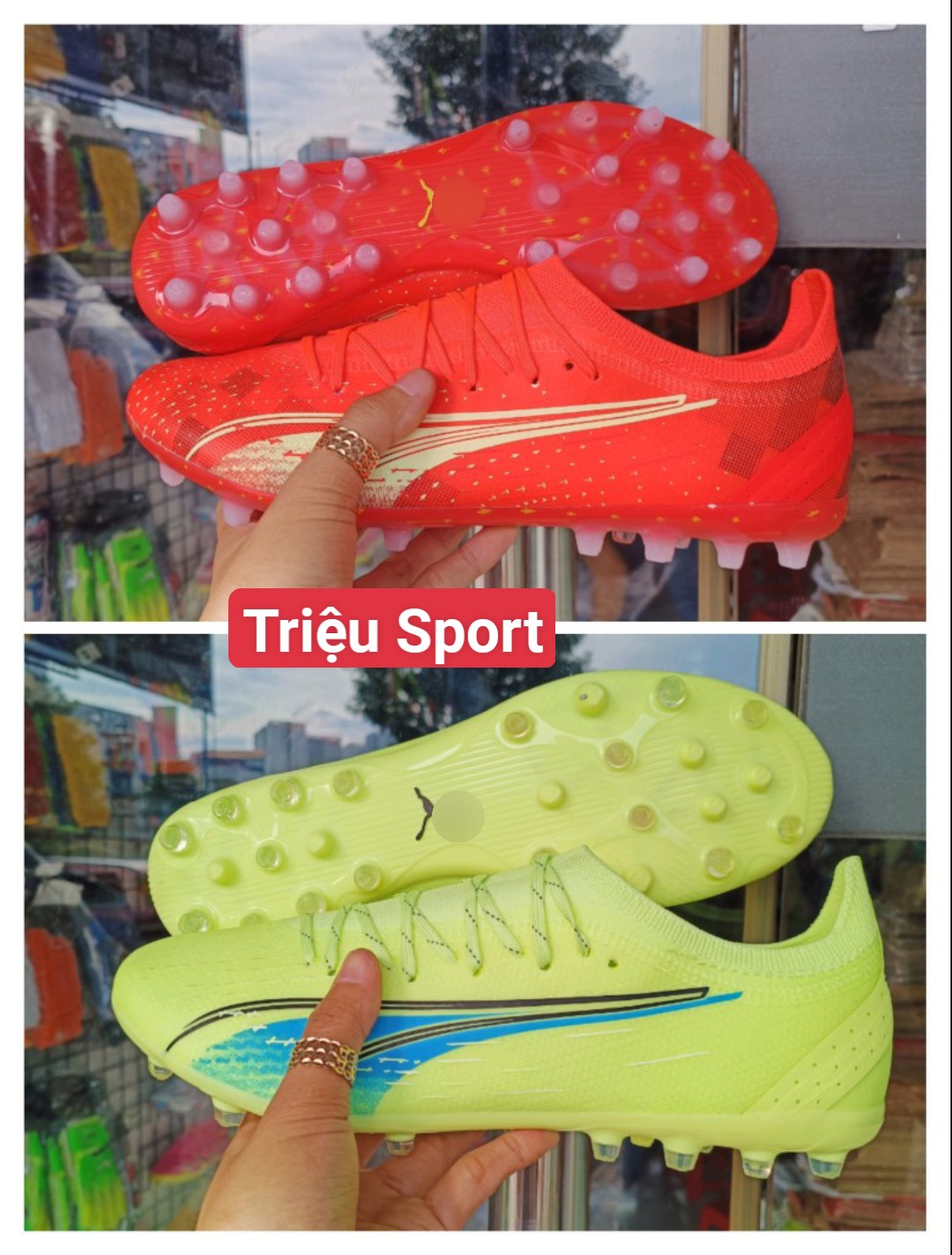 giày đá bóng puma ultra Mg ( tặng tất + túi rút + hộp )