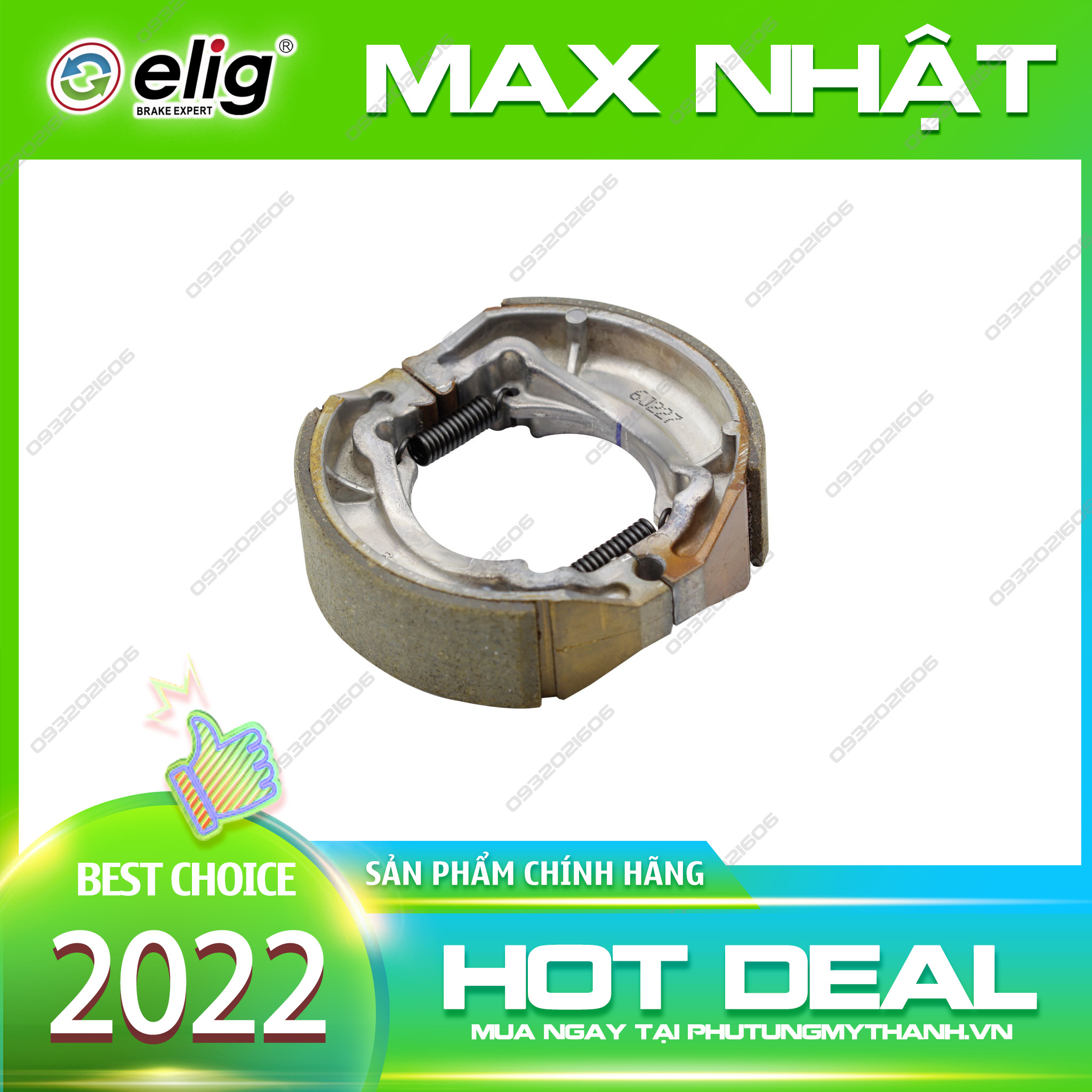 Bố thắng đùm Elig SCM-S07 dành cho xe Max Nhật