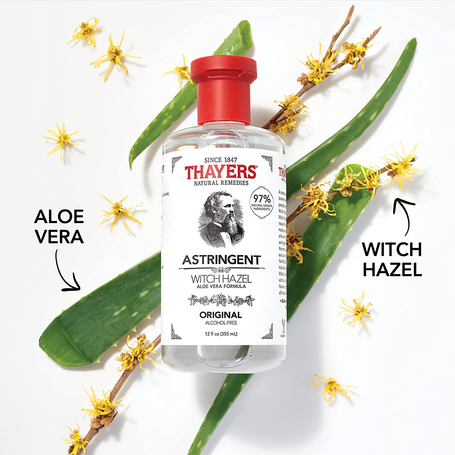 [Chính Hãng] Nước Hoa Hồng Nguyên Chất Thayers Original Toner - 355ml