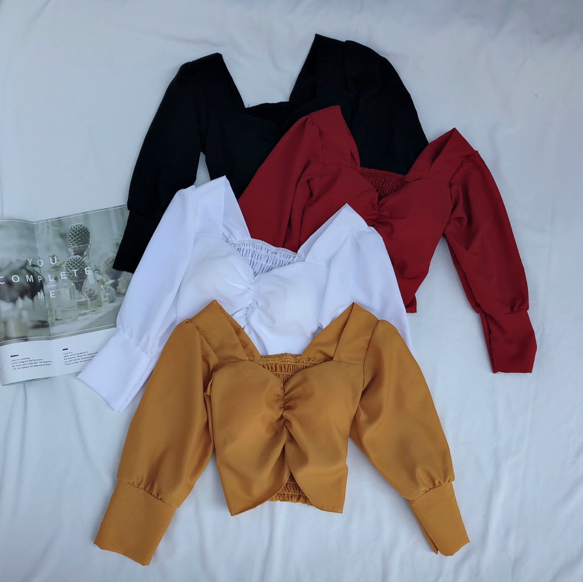 ÁO MOD NGỰC TAY DÀI, PHỤNG HOÀNG