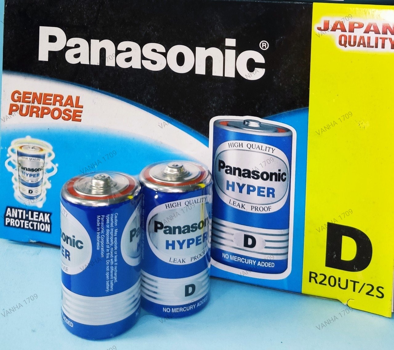 PANASONIC pin size D (cỡ đại) 1.5V