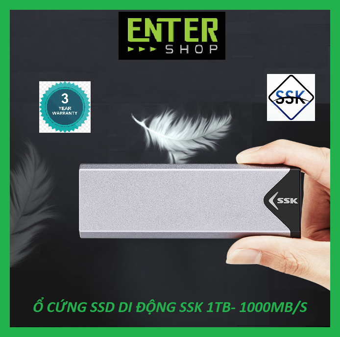 Ổ cứng di động SSD SSK 120Gb đến 1TB – typeC 3.0