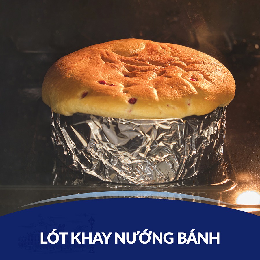 Màng nhôm thực phẩm STAHAUS (Giấy bạc nướng thực phẩm)