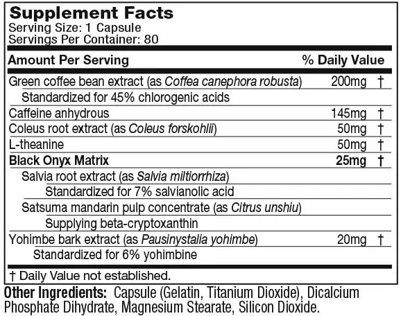 Hydroxycut SX7 Black Onyx hỗ trợ đốt mỡ (80 Viên) [BẢN NHẬP KHẨU]