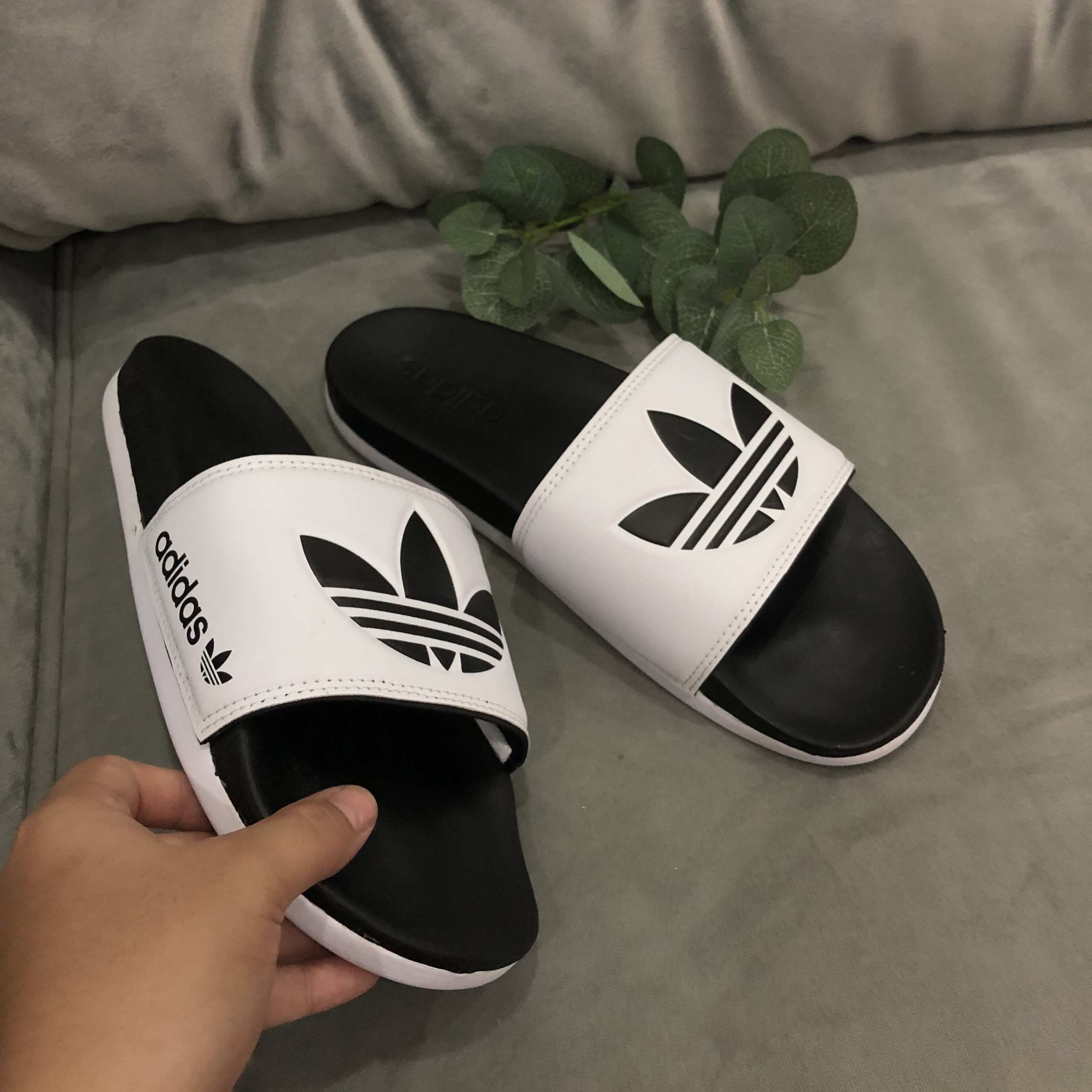 Dép adidas nam chuẩn auth có video