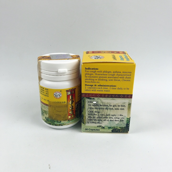 Ho xuyên bối chỉ khái -ho suyễn, ho đàm, ho hàn