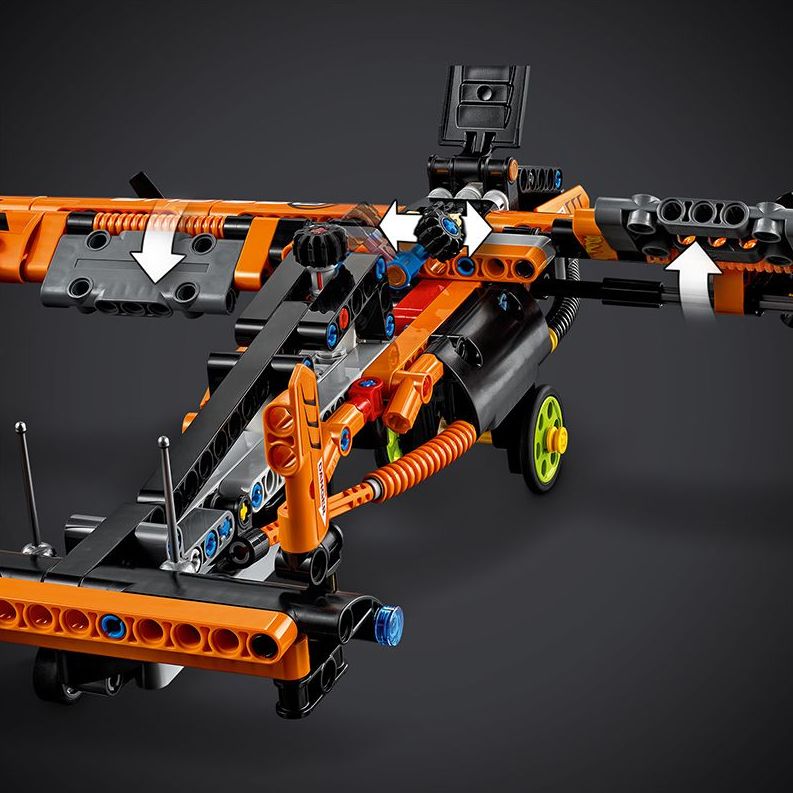 BỘ LEGO LẮP RÁP TECHNIC 42120 CA NÔ ĐỆM KHÍ CỨU HỘ