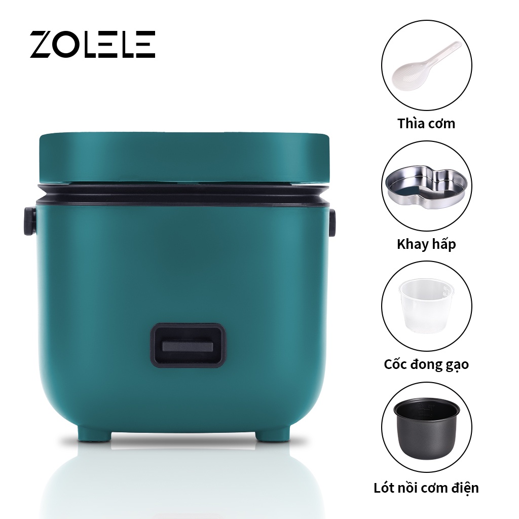 Nồi cơm điện mini ZOLELE ZB001 1.2L (Lòng nồi 800ml)