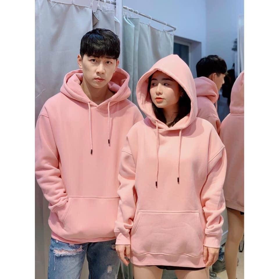 [HCM]ÁO HOODIE TRƠN NAM NỮ  ÁO CẶP (ĐỦ MÀU ĐỦ SIZE)
