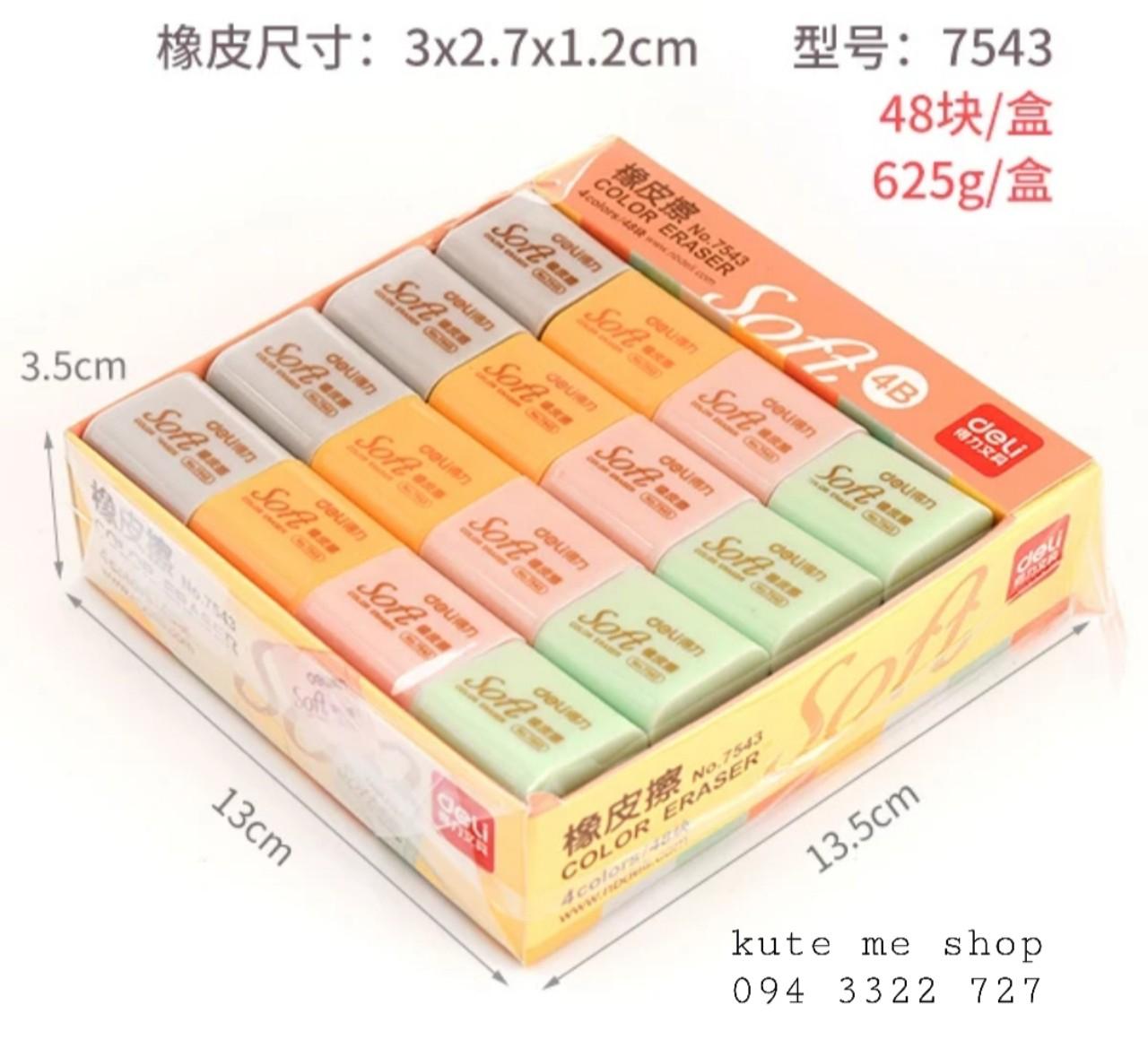 Gôm chì 4B - 1 set 4 viên