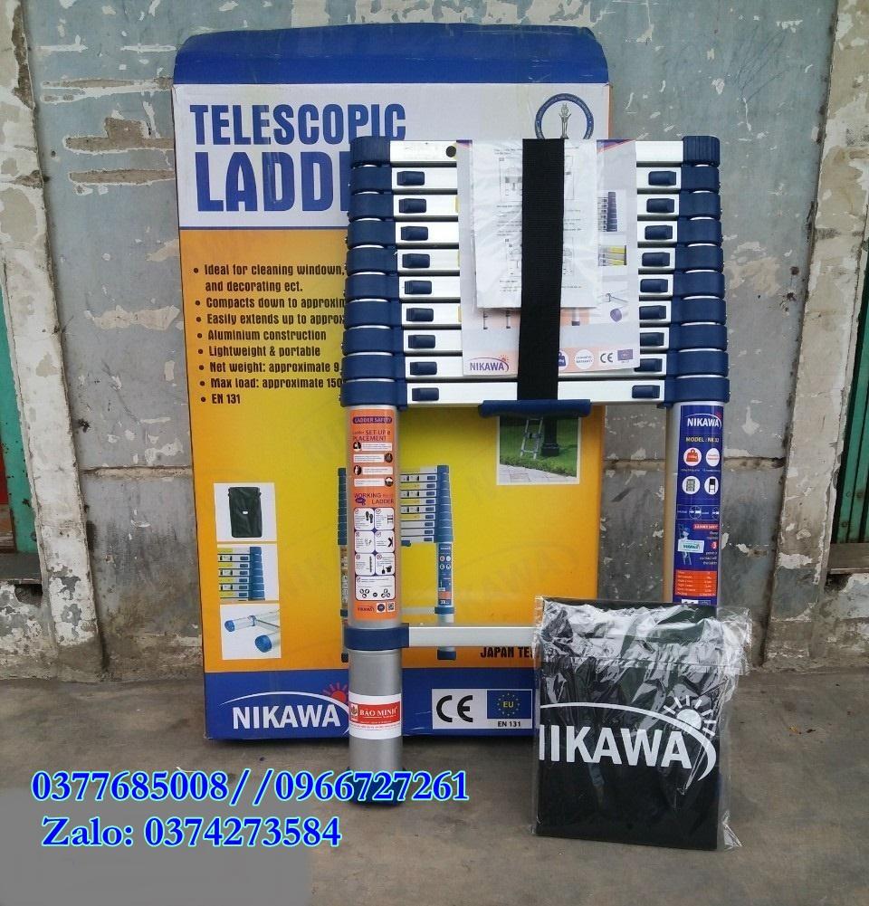 Thang nhôm rút đơn Nikawa NK-44