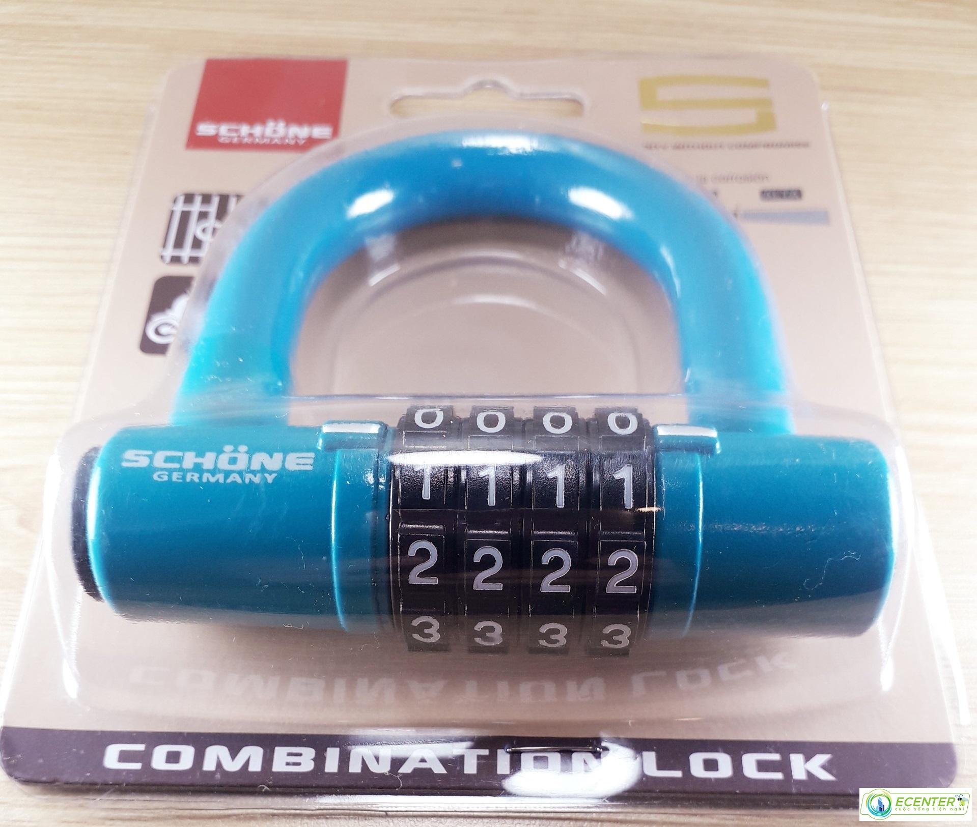 Ổ KHÓA SỐ SCHONE SC-701 CAO CẤP ( ĐEN - XANH - ĐỎ )