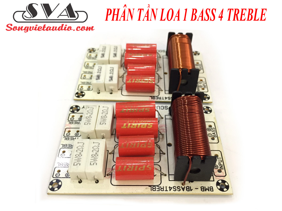 MẠCH PHÂN TẦN LOA 1 BASS 2 TREBLE - 1 mạch