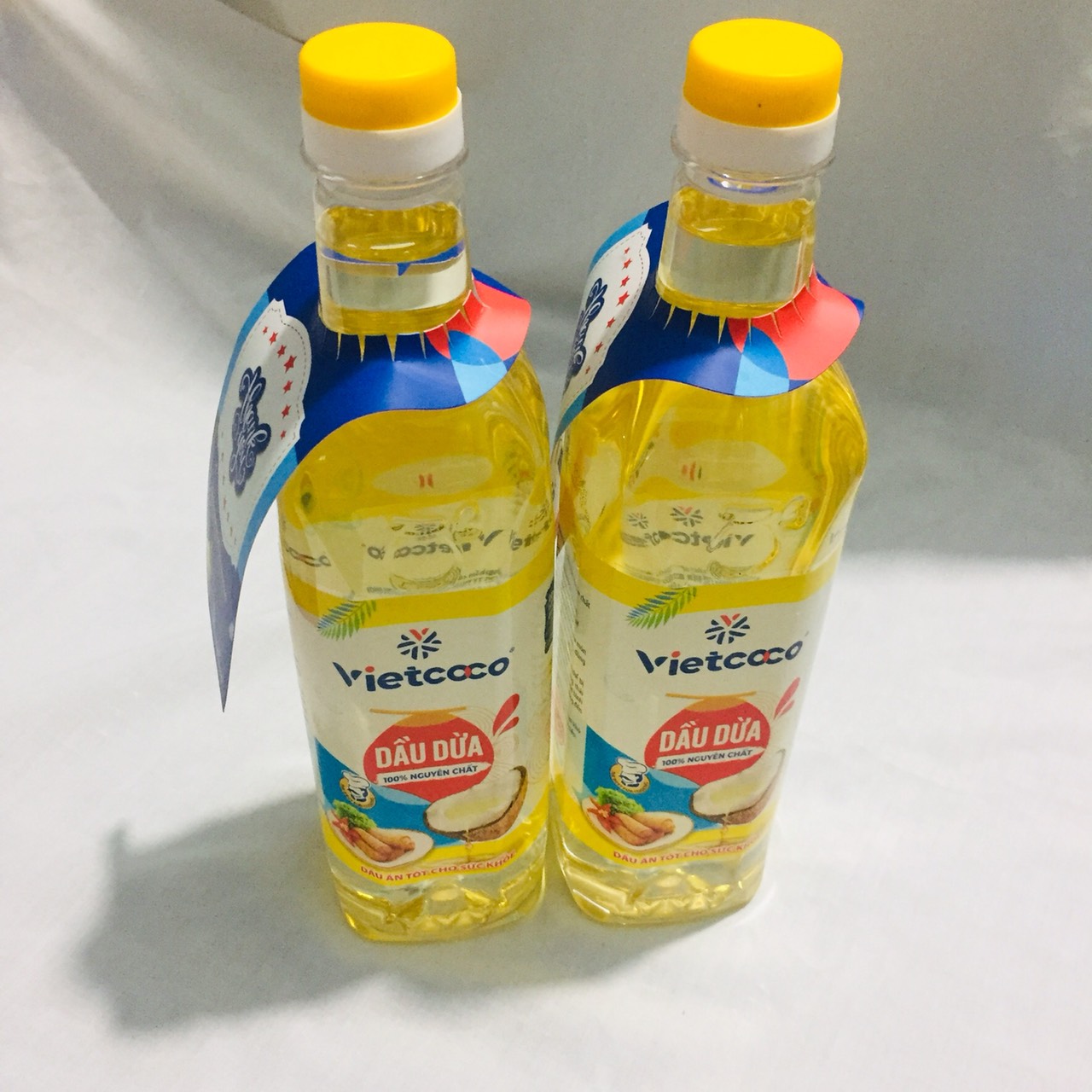 Dầu Dừa Tinh Luyện Vietcoco chai 1L (mẫu mới)