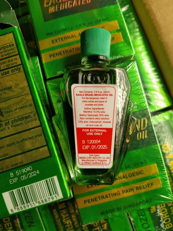 1 dầu gió xanh nội địa Mỹ (cam kết xách tay từ Mỹ ) 24ml