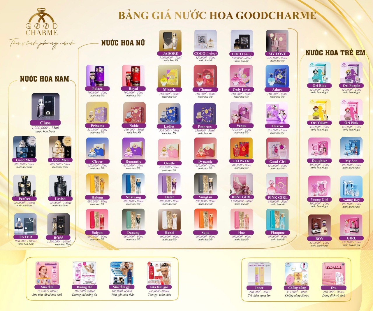 5 Ống MẪU THỬ NƯỚC HOA 3ML (NGẪU NHIÊN)
