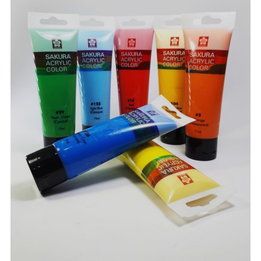 Màu Acrylic Sakura Tuýp 75Ml - Xac75 (Bảng Màu 2)