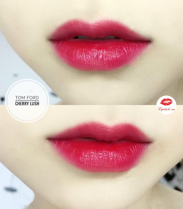 Son Tom Ford màu 10 Cherry Lush - Đỏ Hồng