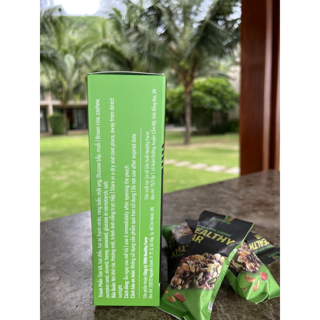 [BEST SELLER] Thanh Năng Lượng Healthy Bar - Vị Chà Bông - 12bar