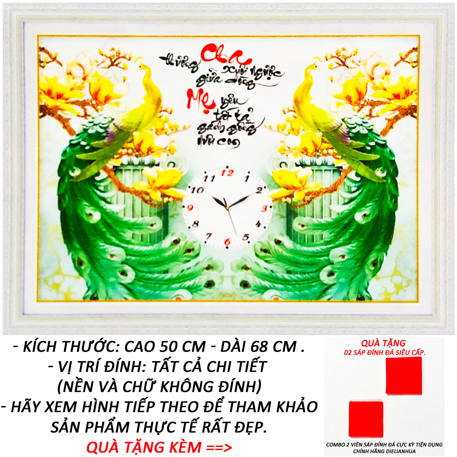 Tranh đính đá 5D  - Mã Đáo Thành Công 18 - Tranh Minh Hiền