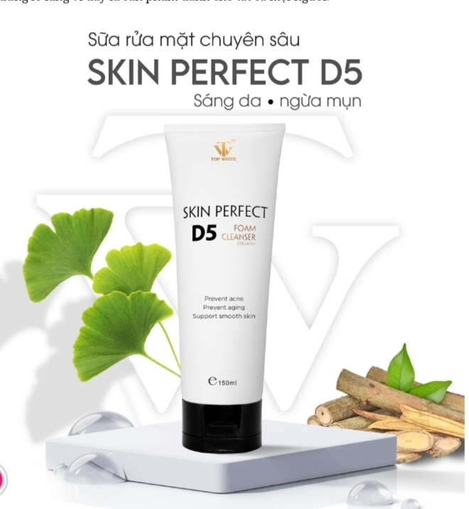 WHITE PERFECT D5 SỮA RỬA MẶT