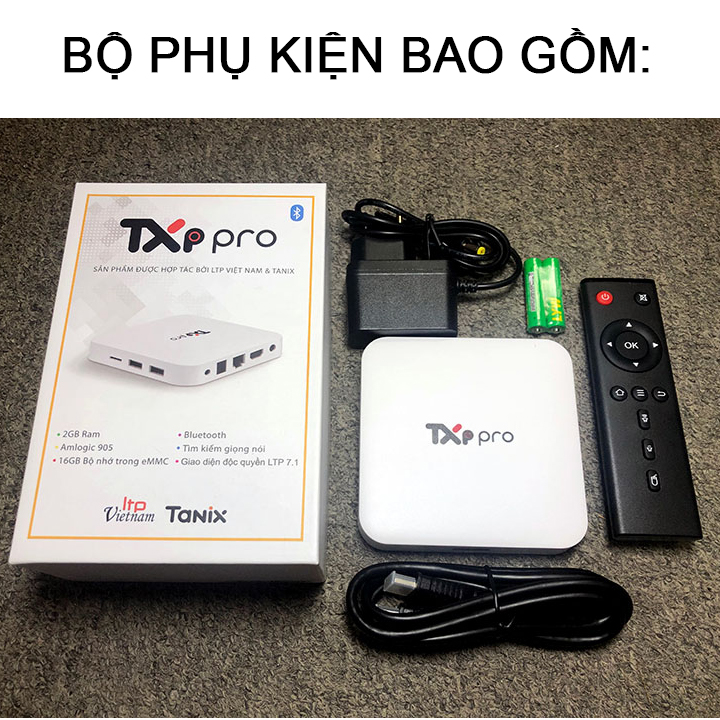 Android TV Box LTP TXP Pro hỗ trợ tìm kiếm giọng nói, Tivi Box TXP-Pro Plus 5G điều khiển giọng nói
