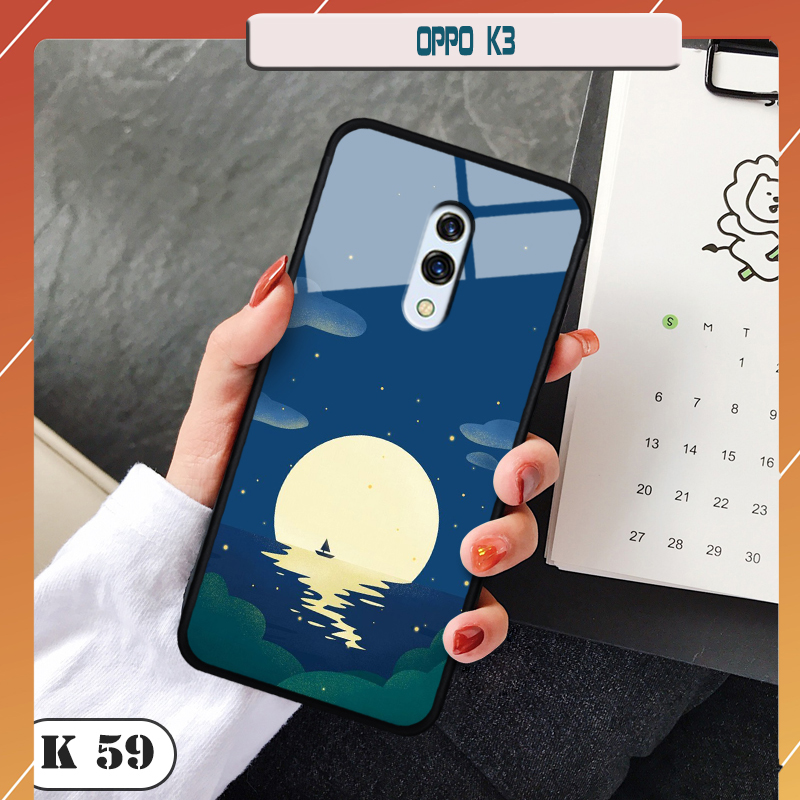 Ốp lưng kính 3D điện thoại OPPO K3