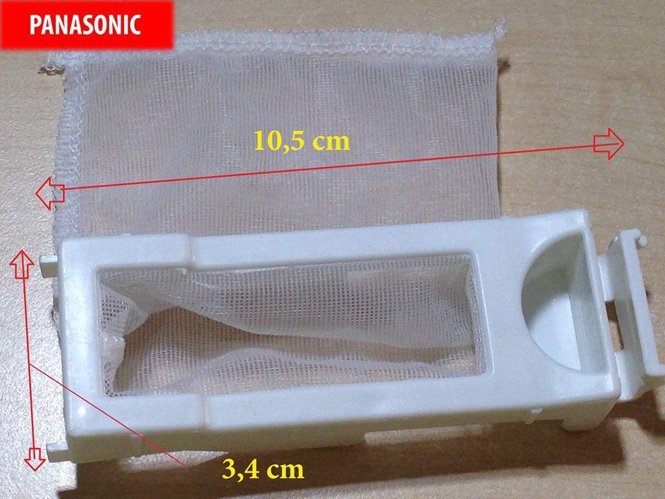 Lưới lọc cặn máy giặt Panasonic dưới 10,5x3,4cm
