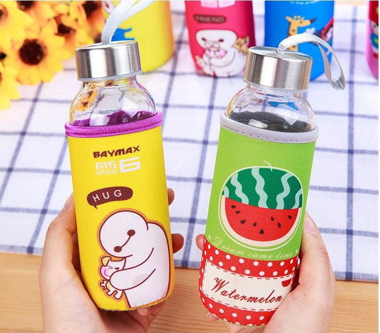 Bình đựng nước hoạt hình 300ml