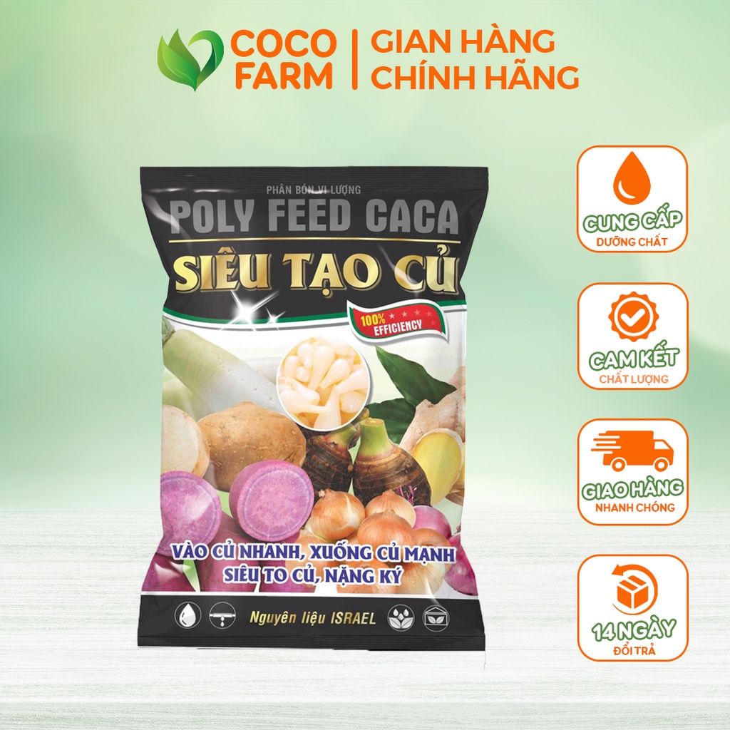 Phân bón siêu tạo củ vào củ nhanh xuống củ mạnh siêu to củ & nặng ký 1kg