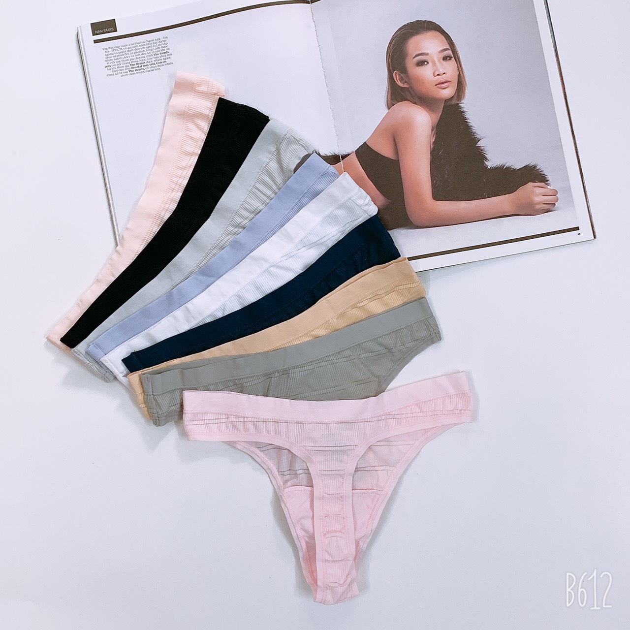 Combo 5 quần lọt khe sọc big size Hanes 46CFF4 – Thoải mái, tôn dáng, không lo vết hằn