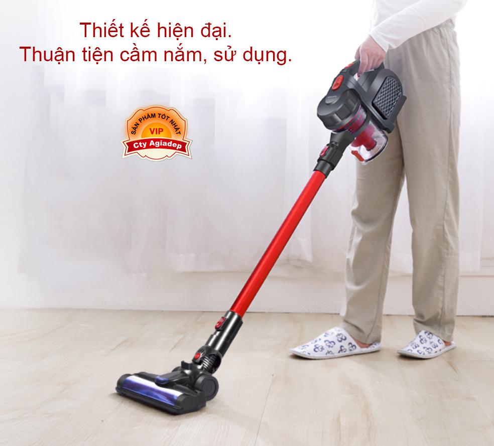 Máy hút bụi cầm tay cổ dài pin sạc không dây - Hàng cao cấp nhập khẩu BENO