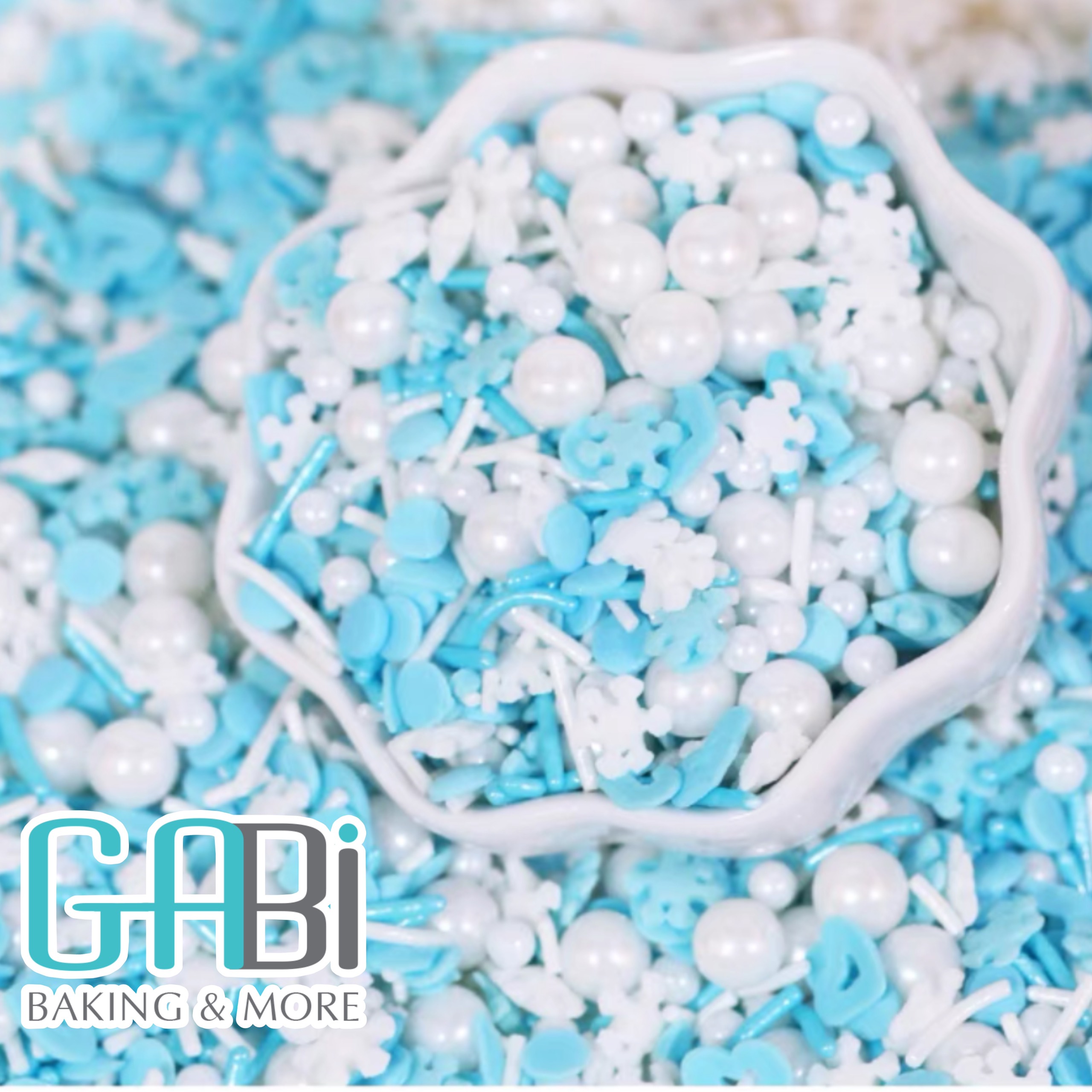 50g Hạt rắc màu trang trí bánh