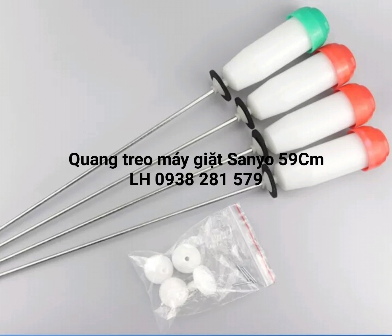 Bộ quang treo, gióng treo máy giặt Sanyo 59 cm