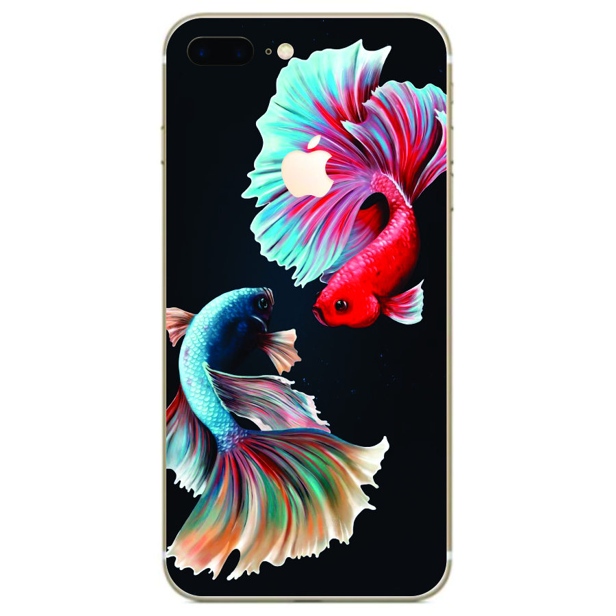Miếng Dán Skin 3D mặt lưng điện thoại iphone 7 / 7plus/ 8 / 8plus/ chống trầy xước, hình ảnh 3D sắt nét