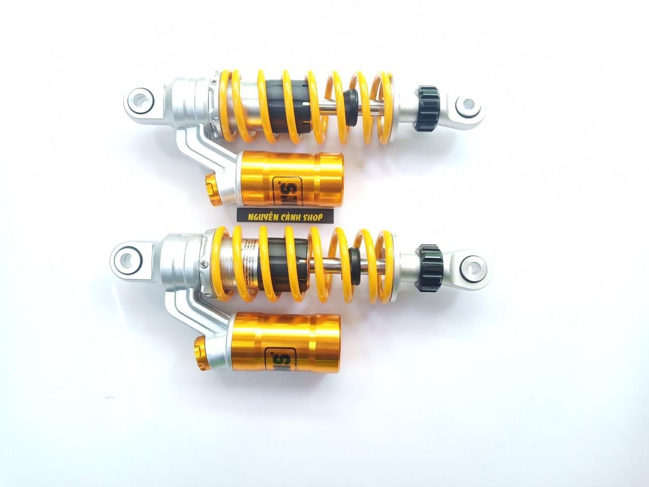 [HCM]Phuộc sau xe sirius ohlins bình dầu vàng 1 cặp