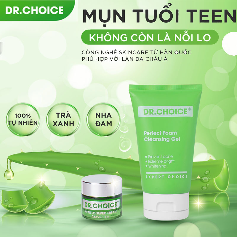 Sữa Rửa Mặt Cho Da Dầu Mụn Dr.choice