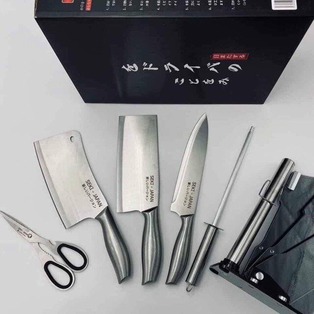BÁO GIÁ Dao Làm Bếp Nhật Bản | Shopee Lazada Sendo Tiki mới nhất 74 Bộ Dao Nhà Bếp, Bộ Dao Làm Bếp Nhật 6 Món, Bộ Dao làm Bếp Nhật Bản Cao Cấp - Được Làm Bằng Chất Liệu Inox 304 đúc cán liền Nhật Bản Không Gỉ Sét Bền Đẹp, An Toàn Cho Người Sử Dụng, Siêu Tiện Dụng