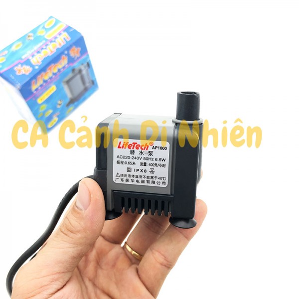 Máy Bơm Hồ Cá mini 6.5W - LifeTech AP 1000 - Hàng Công Ty