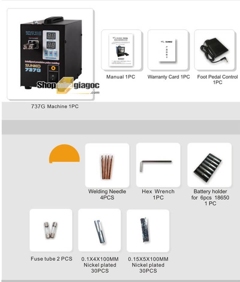 Sunkko 737g Battery Cell Welding Machine