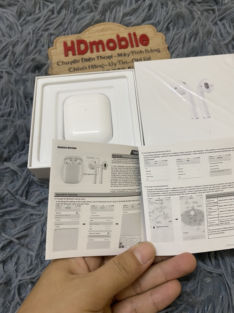 tai nghe bluetooth không dây Ew02 Hàng chính hãng Hoco - MixASale