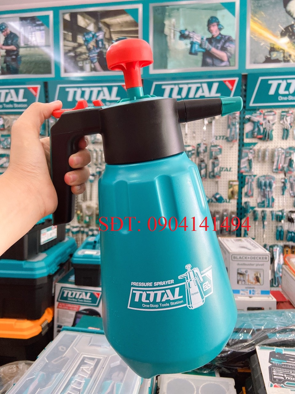 Bình xịt 2l total thspp2021 | bình xịt tưới cây dung tích bình xịt: 2l cần bơm bằng nhôm dùng để tưới cây và phun thuốc,