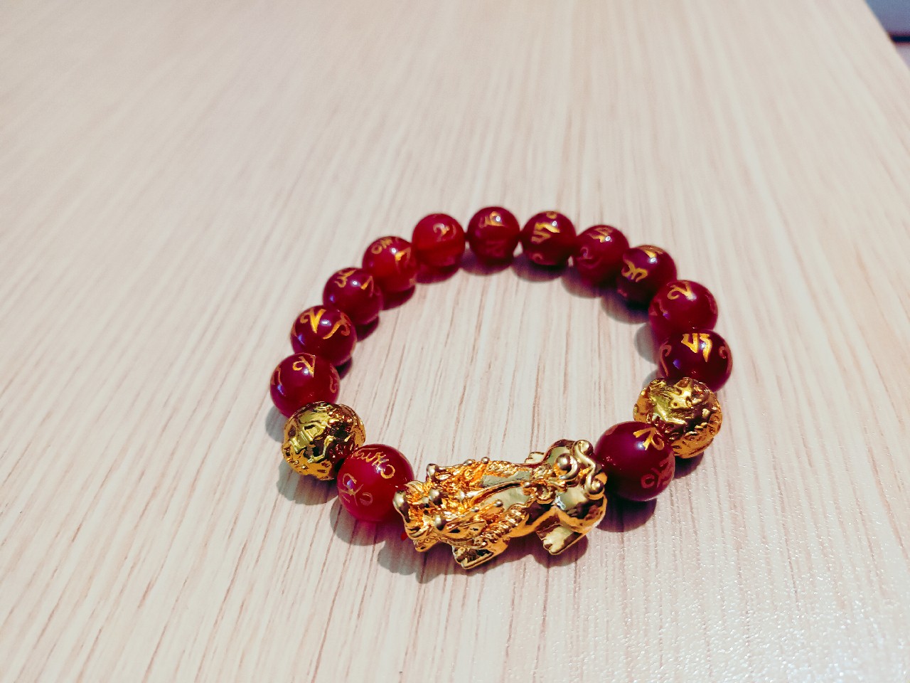 vòng tay phong thuy tỳ hưu(tài lộc)