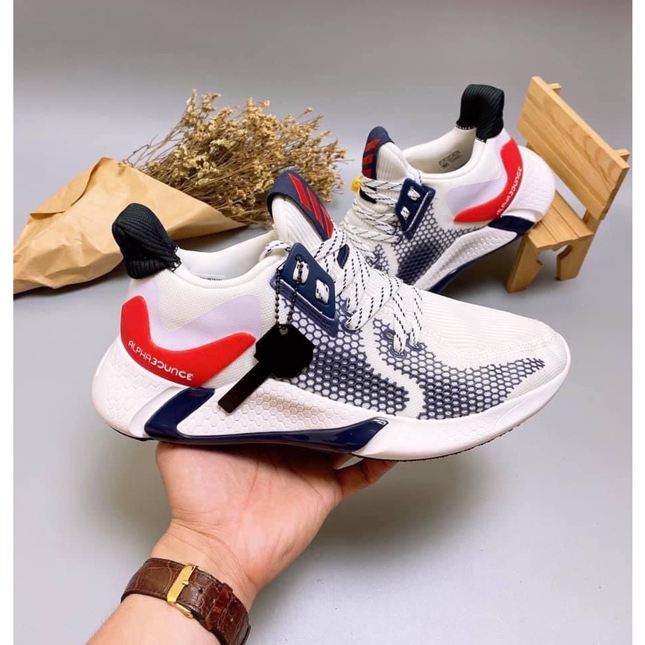 [Fullbox,Bill,Tag + Tất + Lọ tẩy trắng] Giày thể thao Adidas Alphabounce 2020