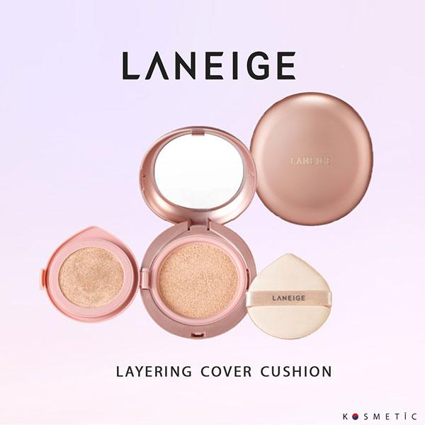 [6-11/12 VOUCHER GIẢM 8%]Siêu phấn nước 2 in 1 Layering Cover Cushion SPF 34 PA +++